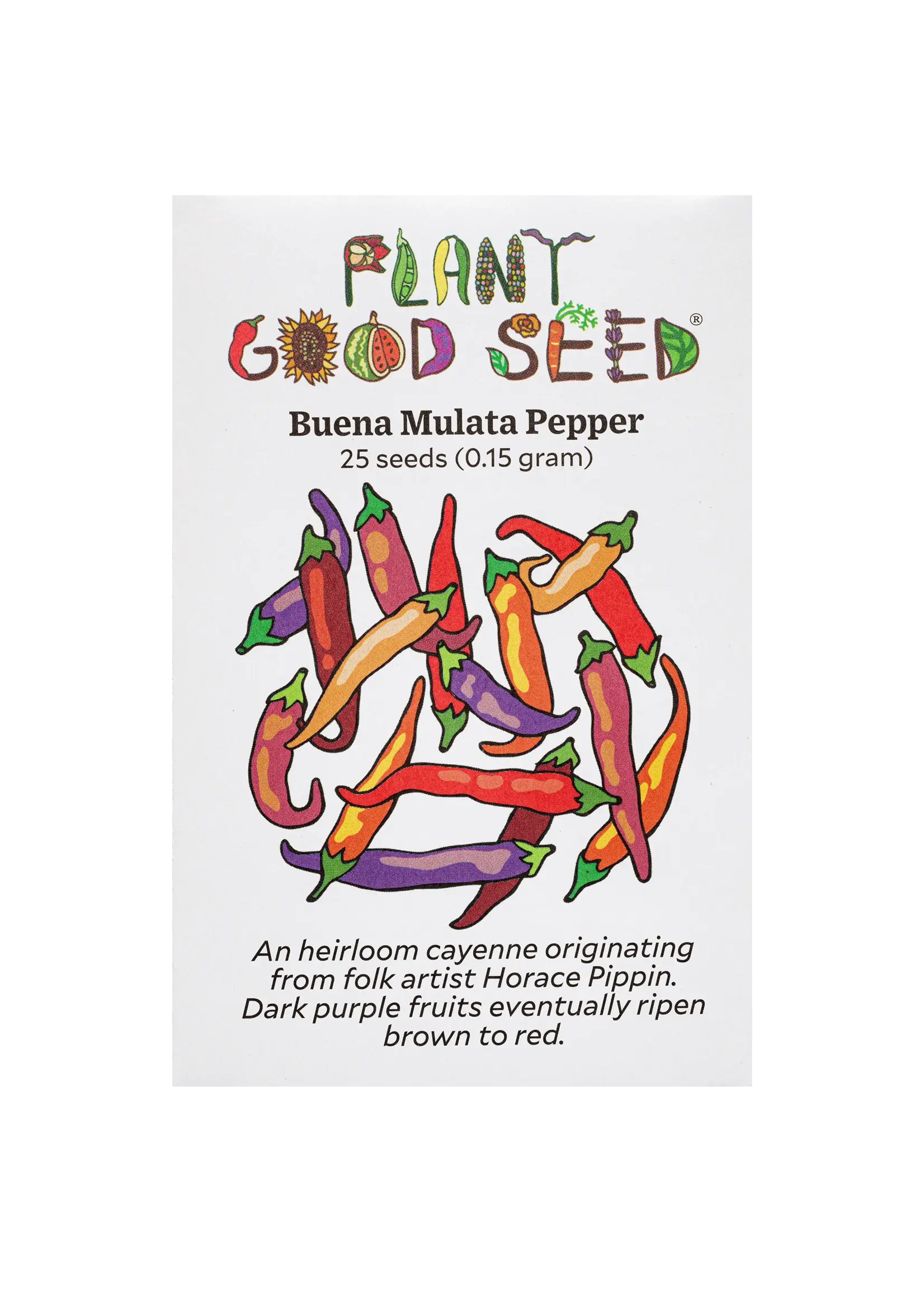 Plant Good Seed Company Pepper Buena Mulata Organic