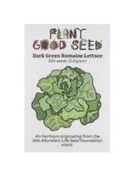 Plant Good Seed Company Lettuce Dark Green Romaine Organic