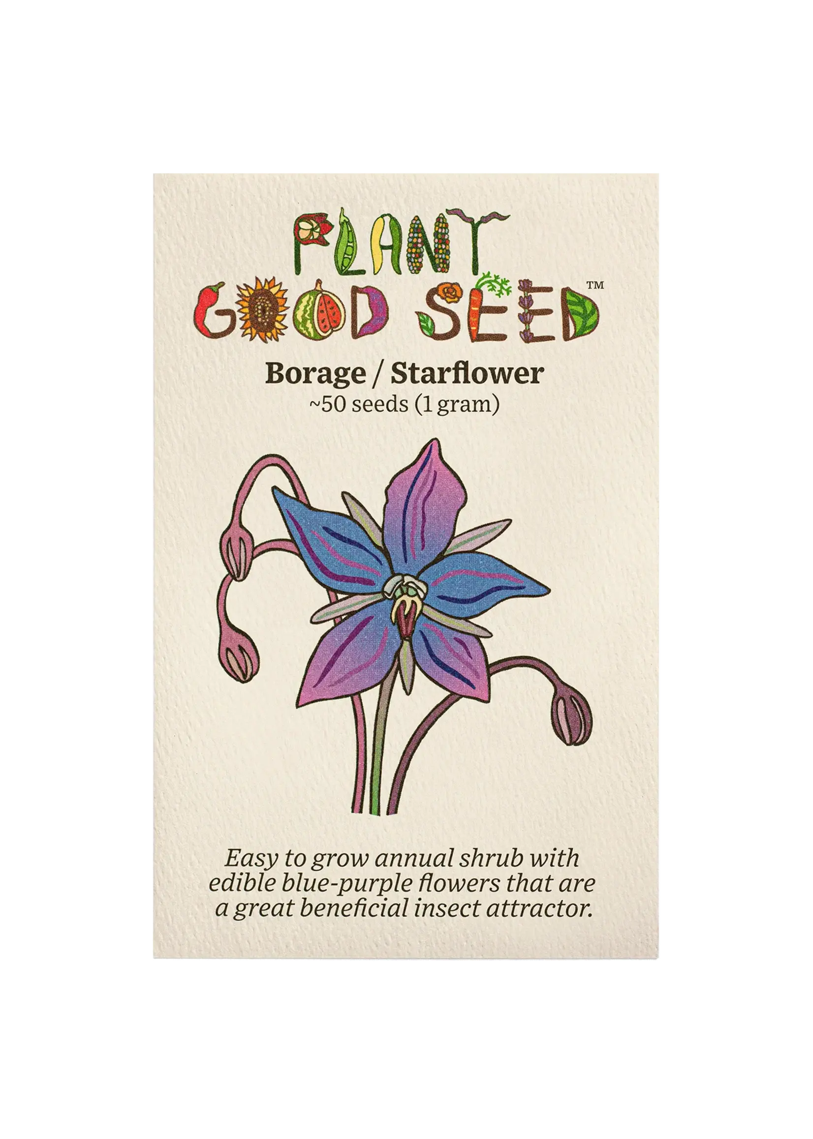 Plant Good Seed Company Borage Organic