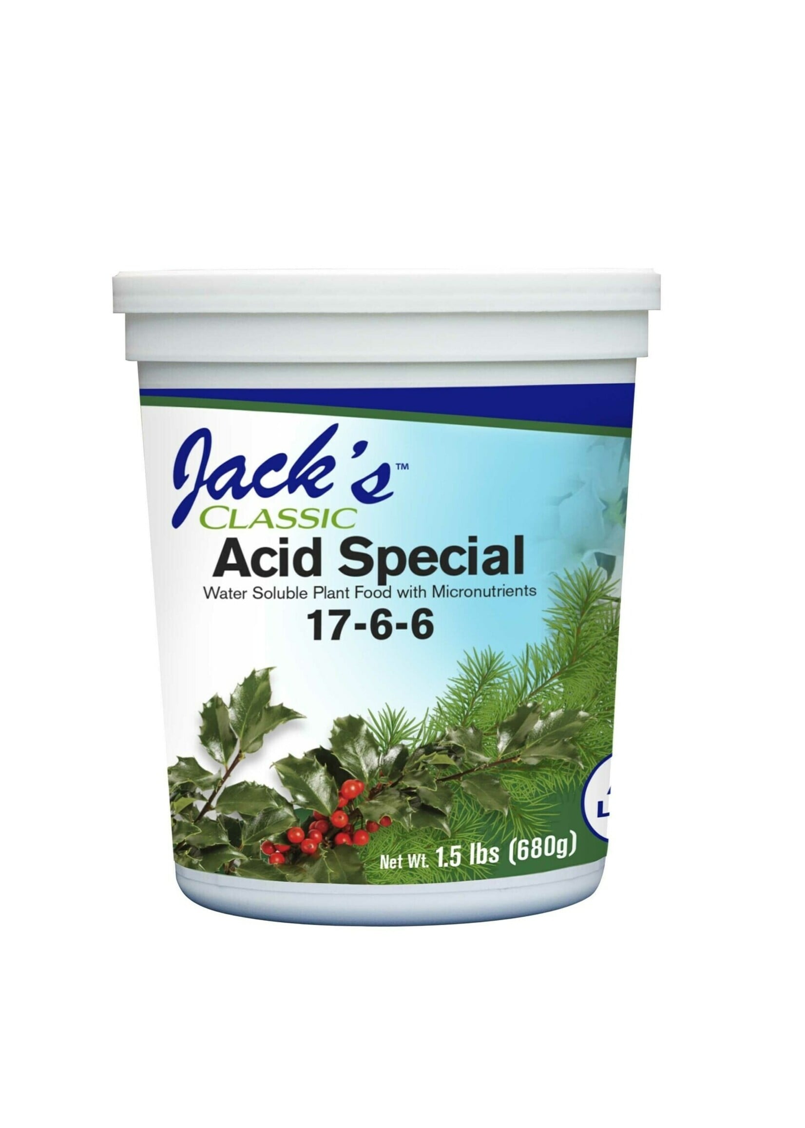 Jack's Nutrients Jacks CLASSIC Acid Special 17-6-6 Soluble Plant Food 1.5LB