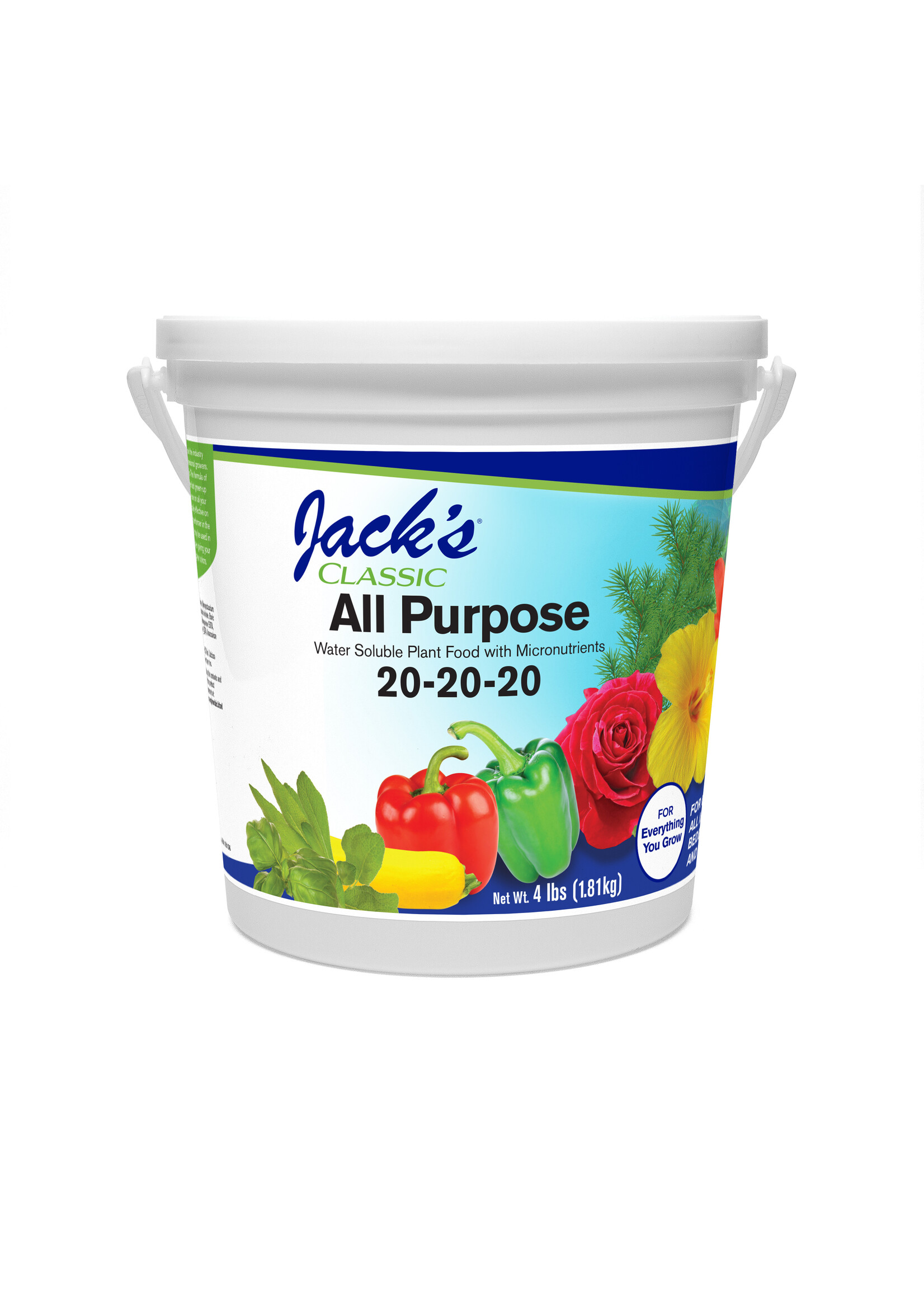 Jack's Nutrients Jacks CLASSIC All Purpose 20-20-20 Soluble Plant Food (4lb)