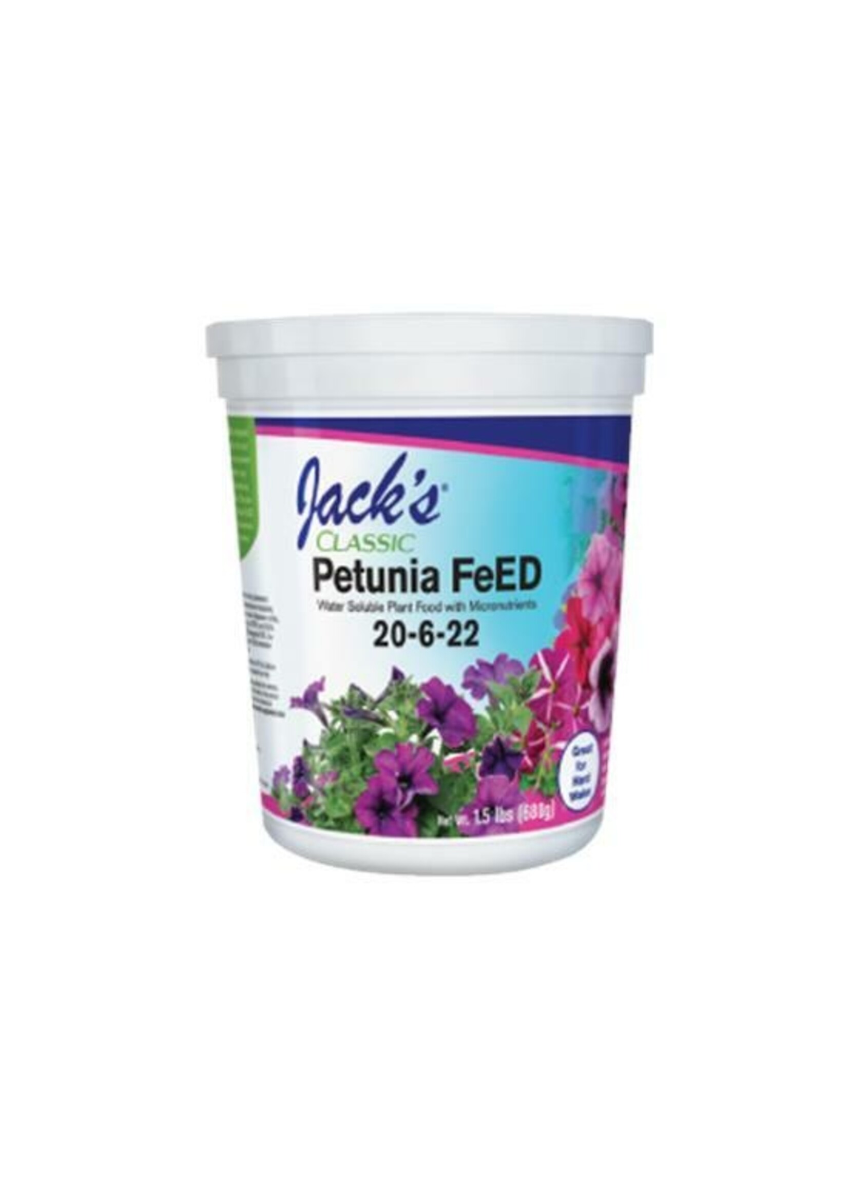 Jack's Nutrients Jacks CLASSIC Petunia FeED Soluble Plant Food 20-6-22 (4lb)