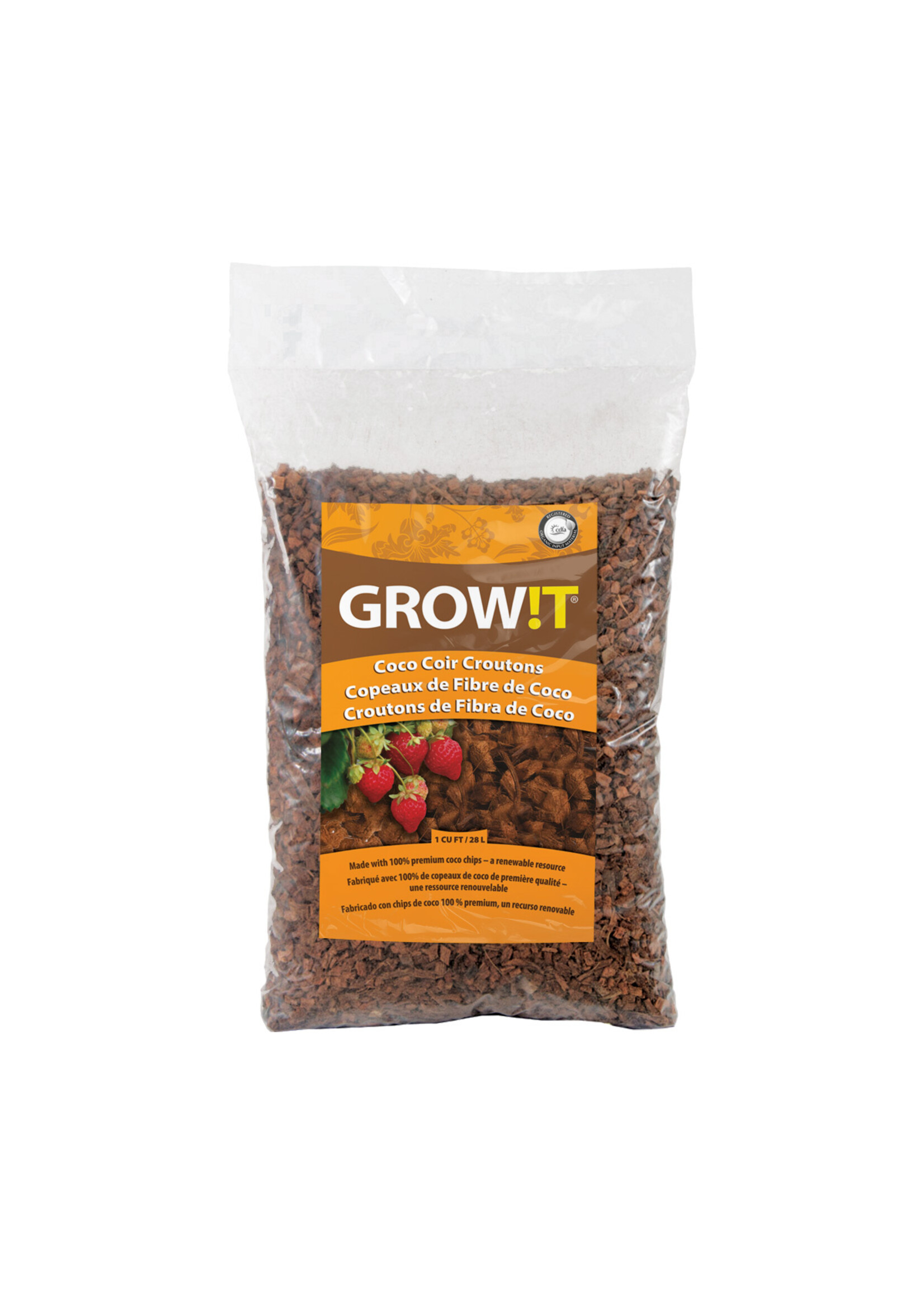 GROW!T Grow!t Coco Coir Croutons 28 Liter