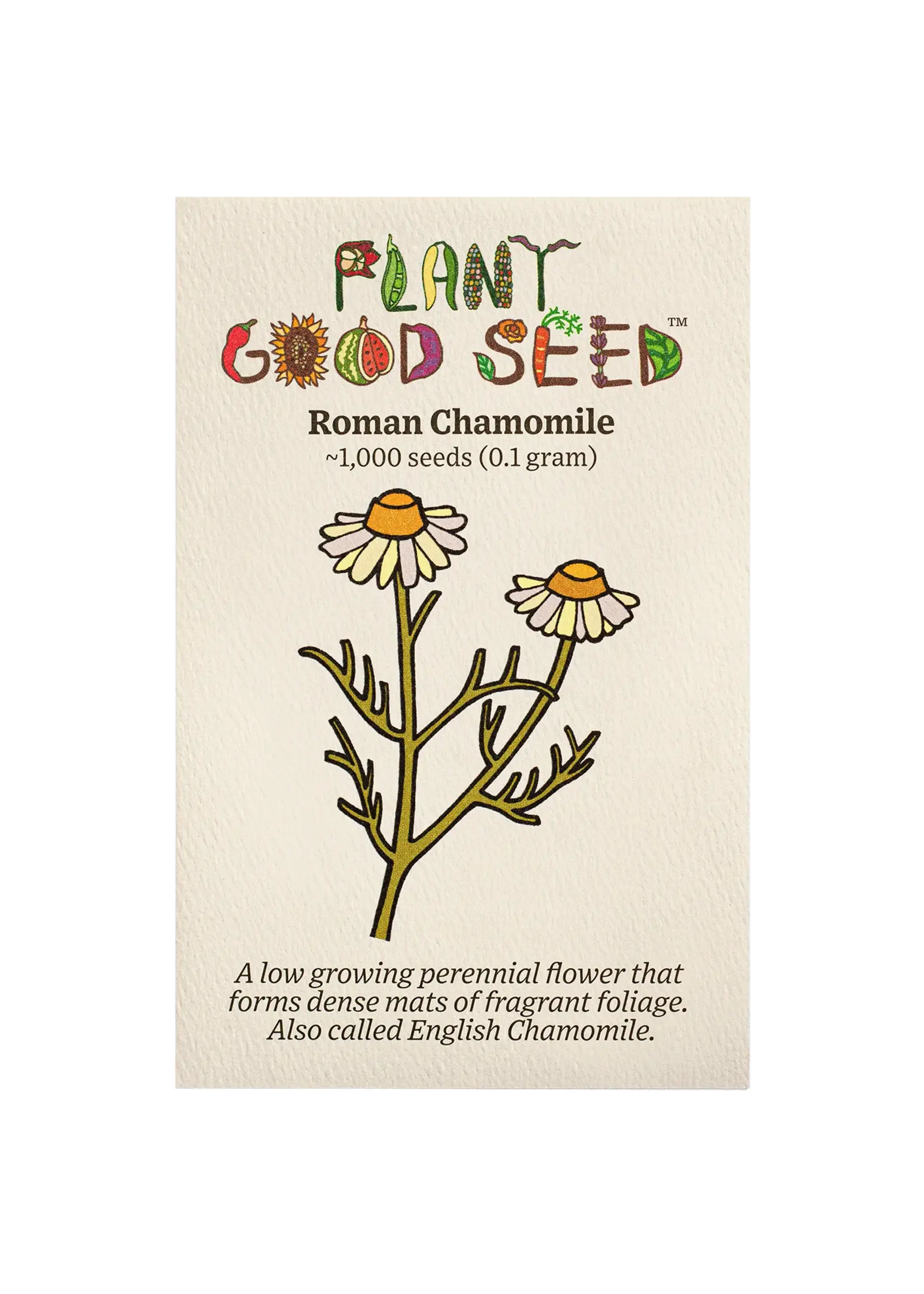 Plant Good Seed Company Chamomile - Roman