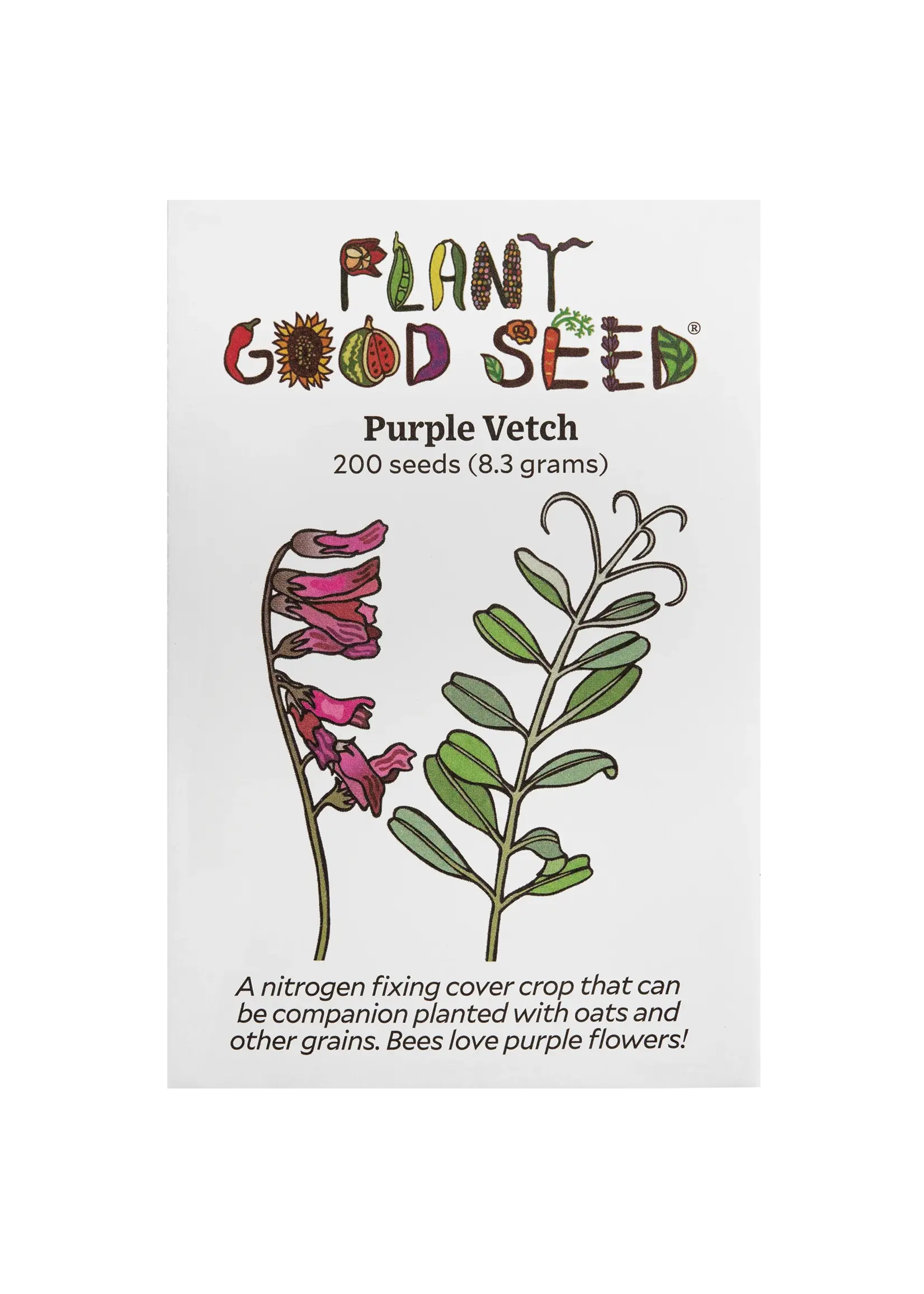 Plant Good Seed Company Purple Vetch Organic