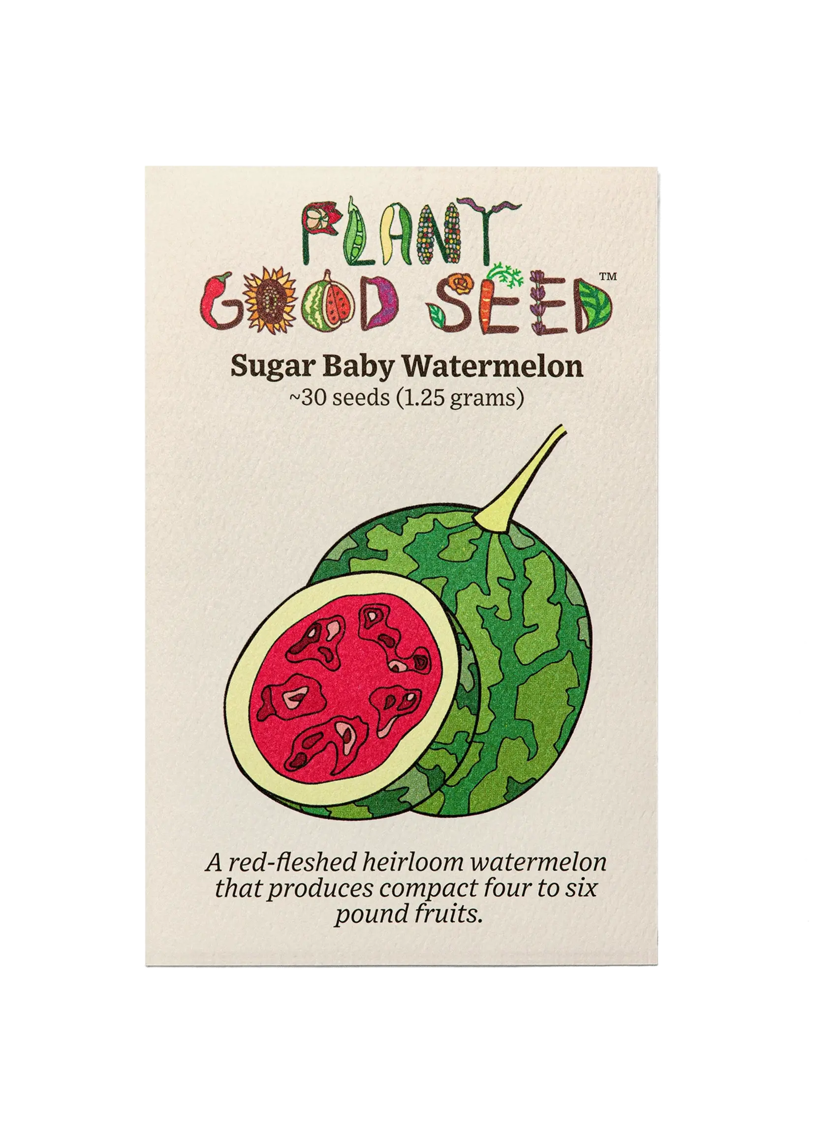 Plant Good Seed Company Watermelon - Sugar Baby Organic