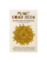 Plant Good Seed Company Sunflower - Double Goldy F1 Organic