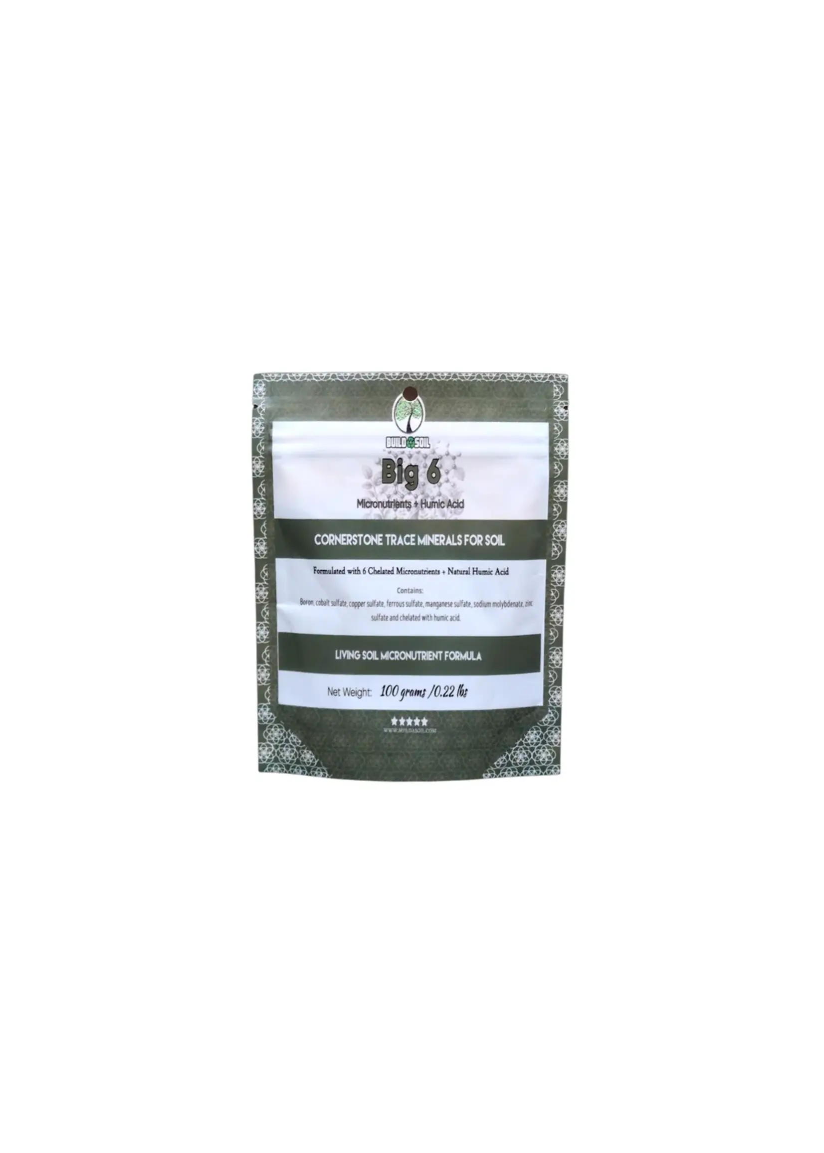Build-A-Soil BuildASoil BIG 6 Micronutrients + Humic Acid 100g