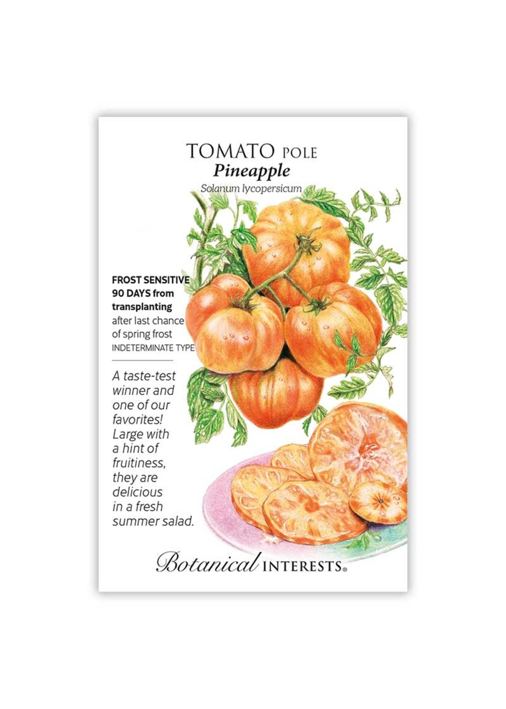 Botanical Interests Tomato Pole Pineapple