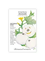 Botanical Interests Pumpkin Abominable hybrid