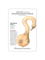 Botanical Interests Squash Winter Pennsylvania Dutch Crookneck
