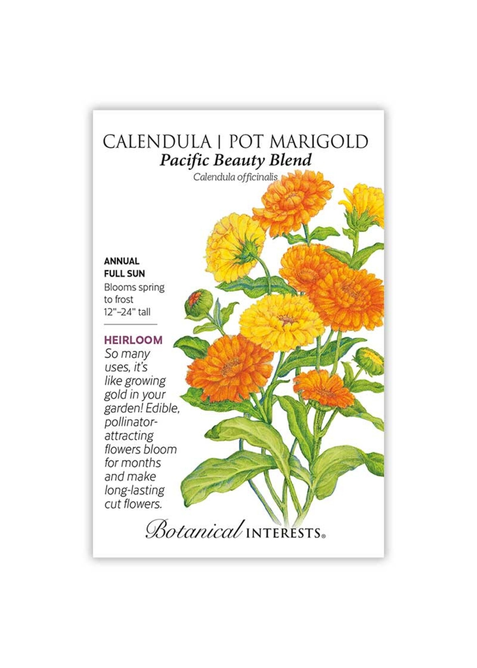 Botanical Interests Calendula Pacific Beauty