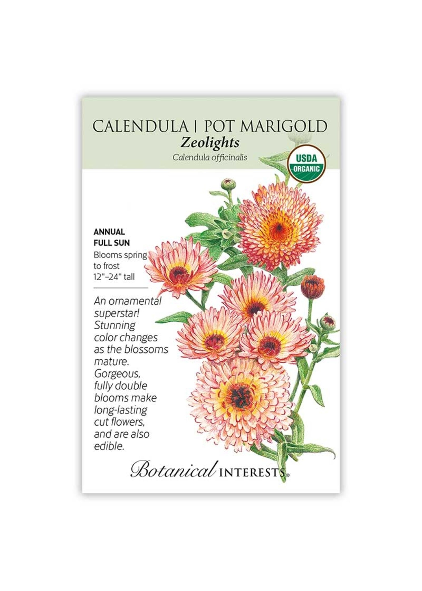 Botanical Interests Calendula Zeolights Organic