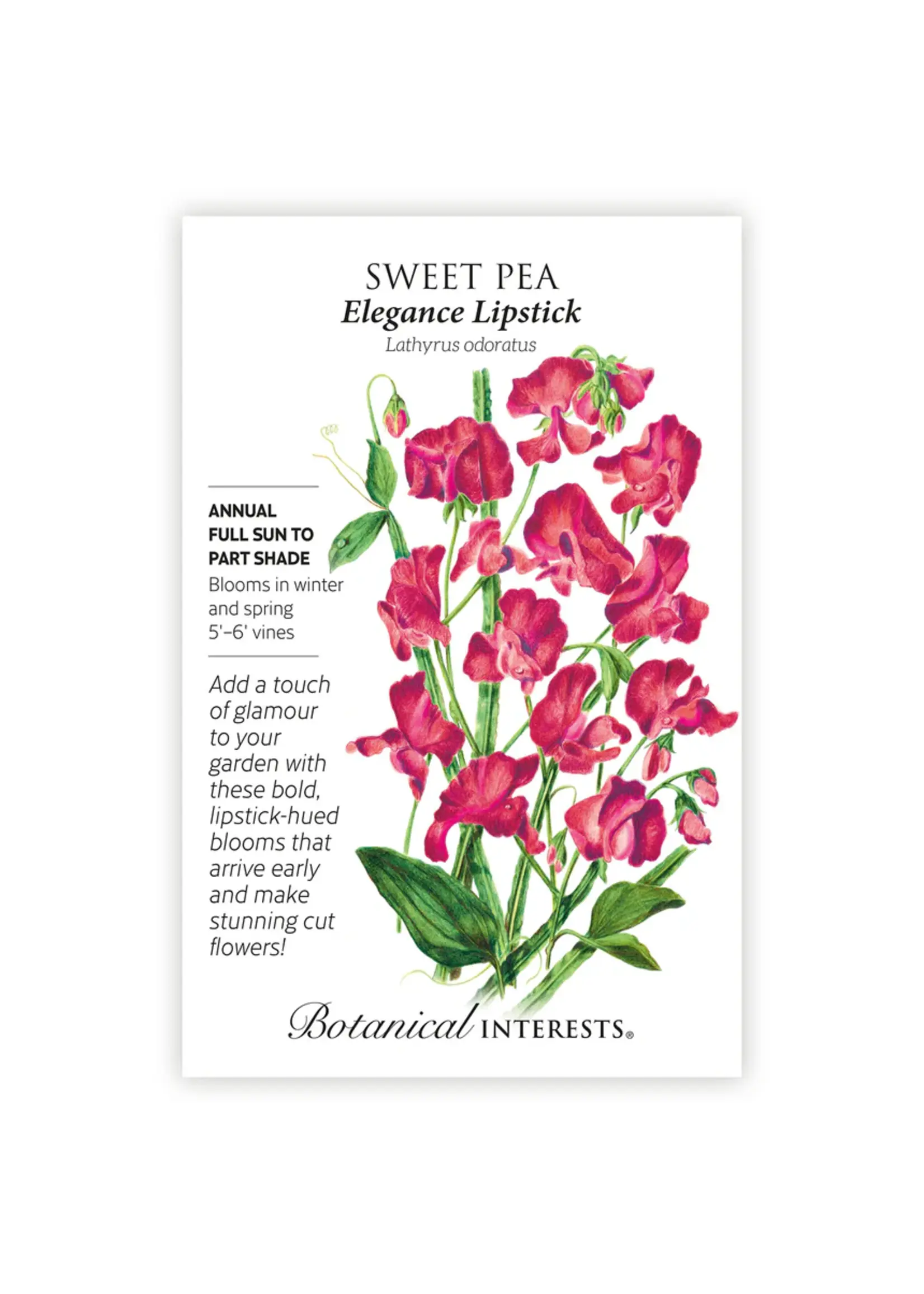 Botanical Interests Sweet Pea Elegance Lipstick