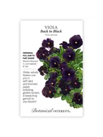 Botanical Interests Viola Back to Black
