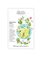 Botanical Interests Pea Snow Golden Sweet