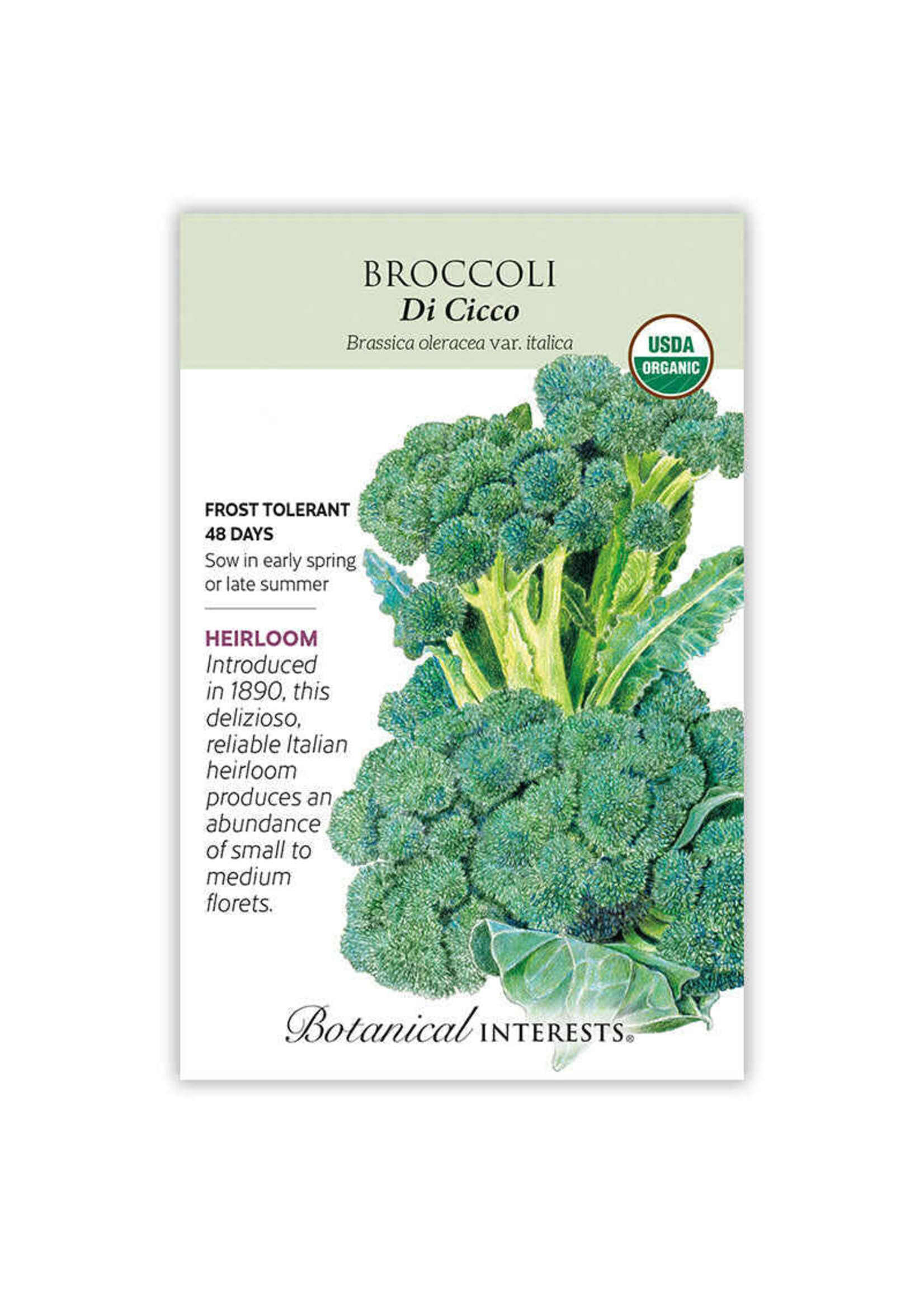 Botanical Interests Broccoli Di Cicco Organic