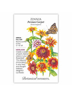 Botanical Interests Zinnia Persian Carpet