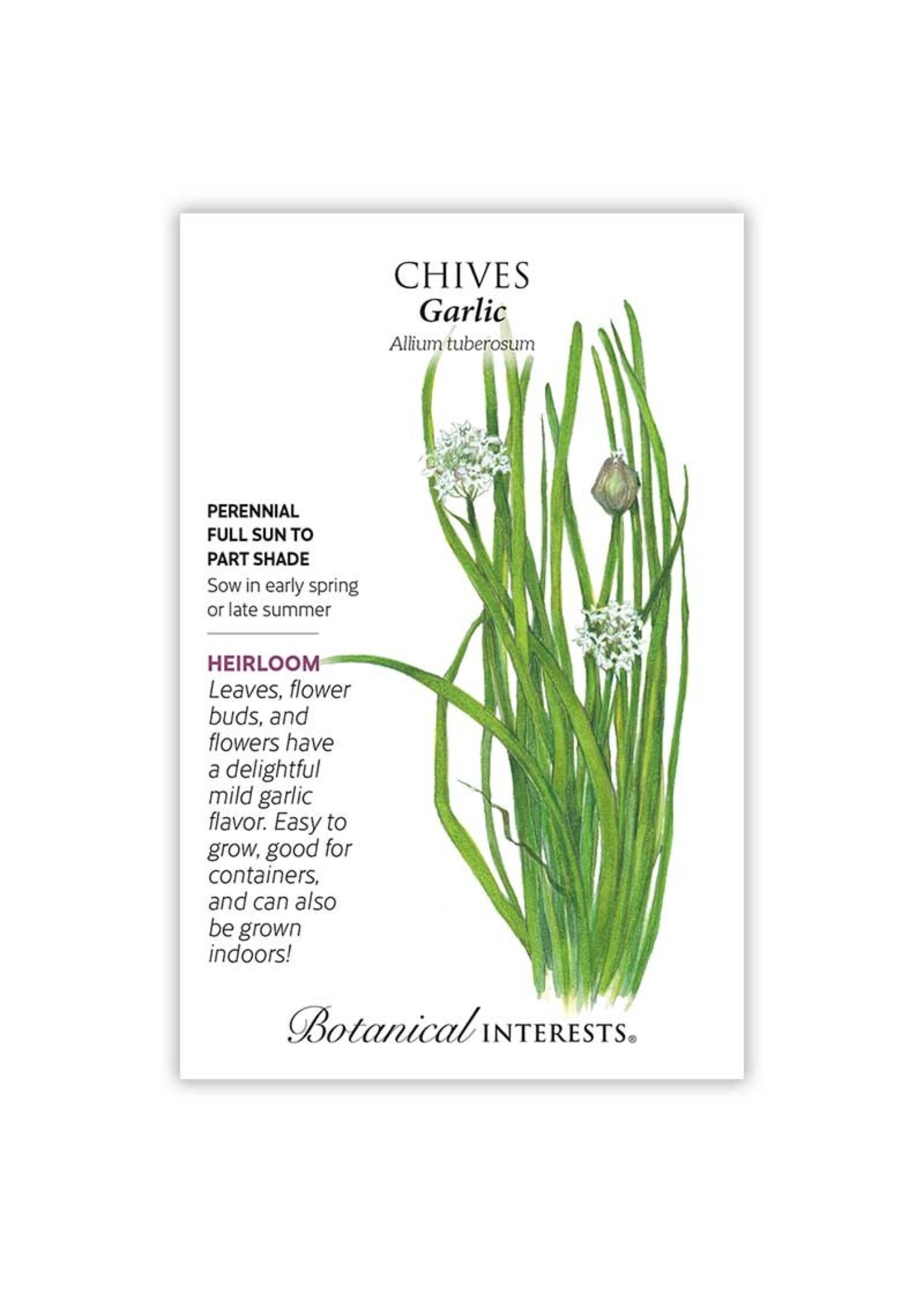 Botanical Interests Chives Garlic