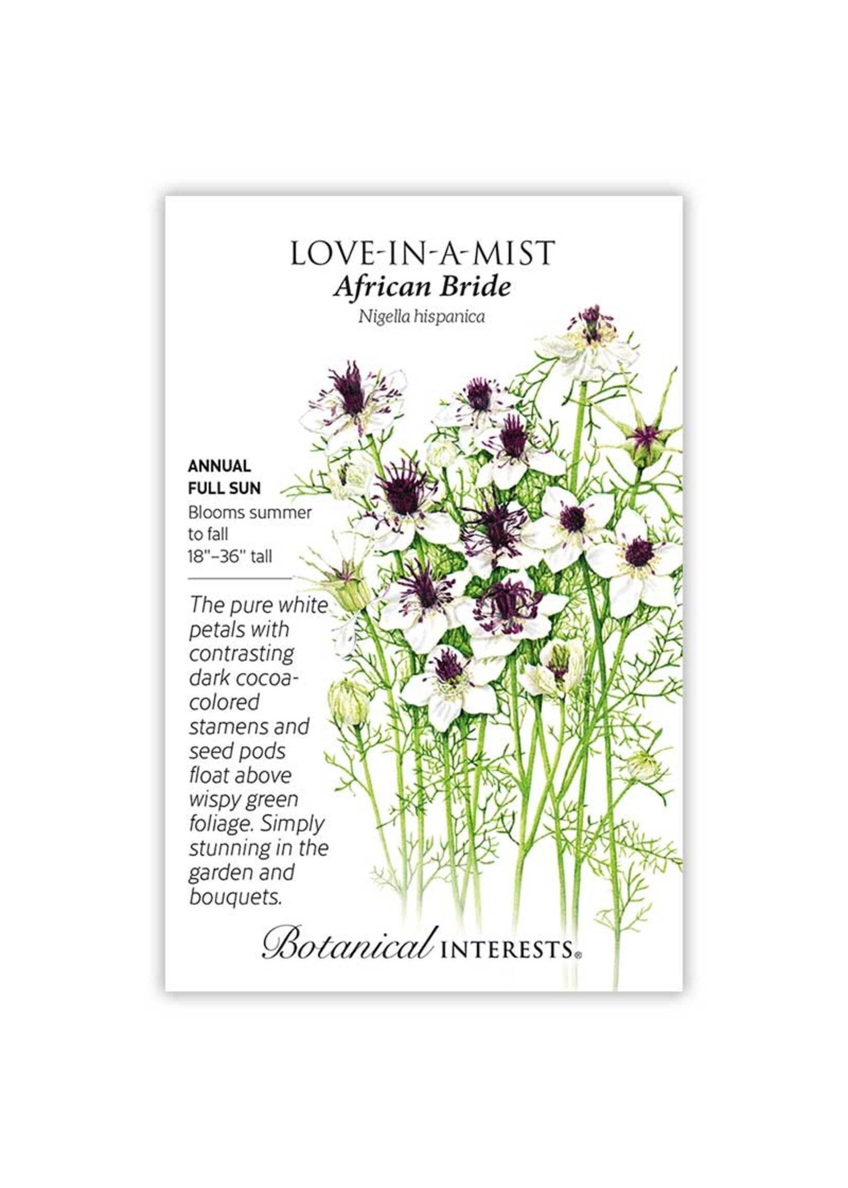 Botanical Interests Love-in-a-Mist African Bride