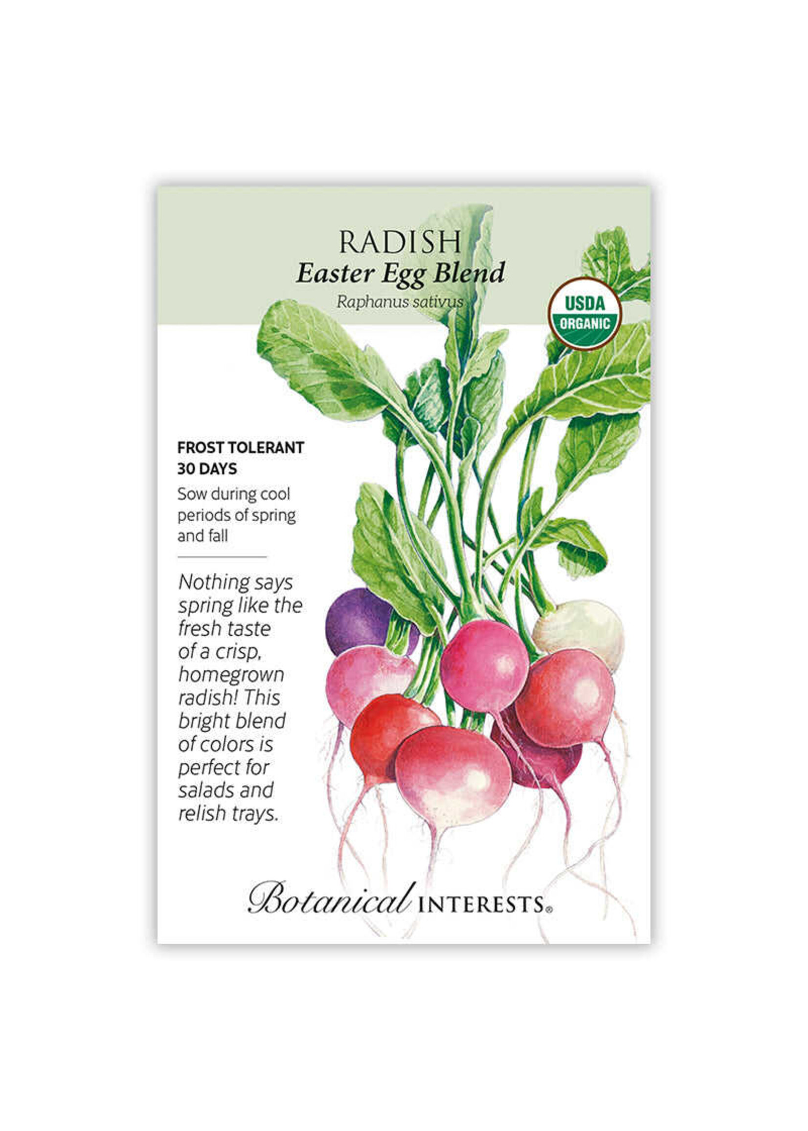 Botanical Interests Radish Easter Egg Blend Organic