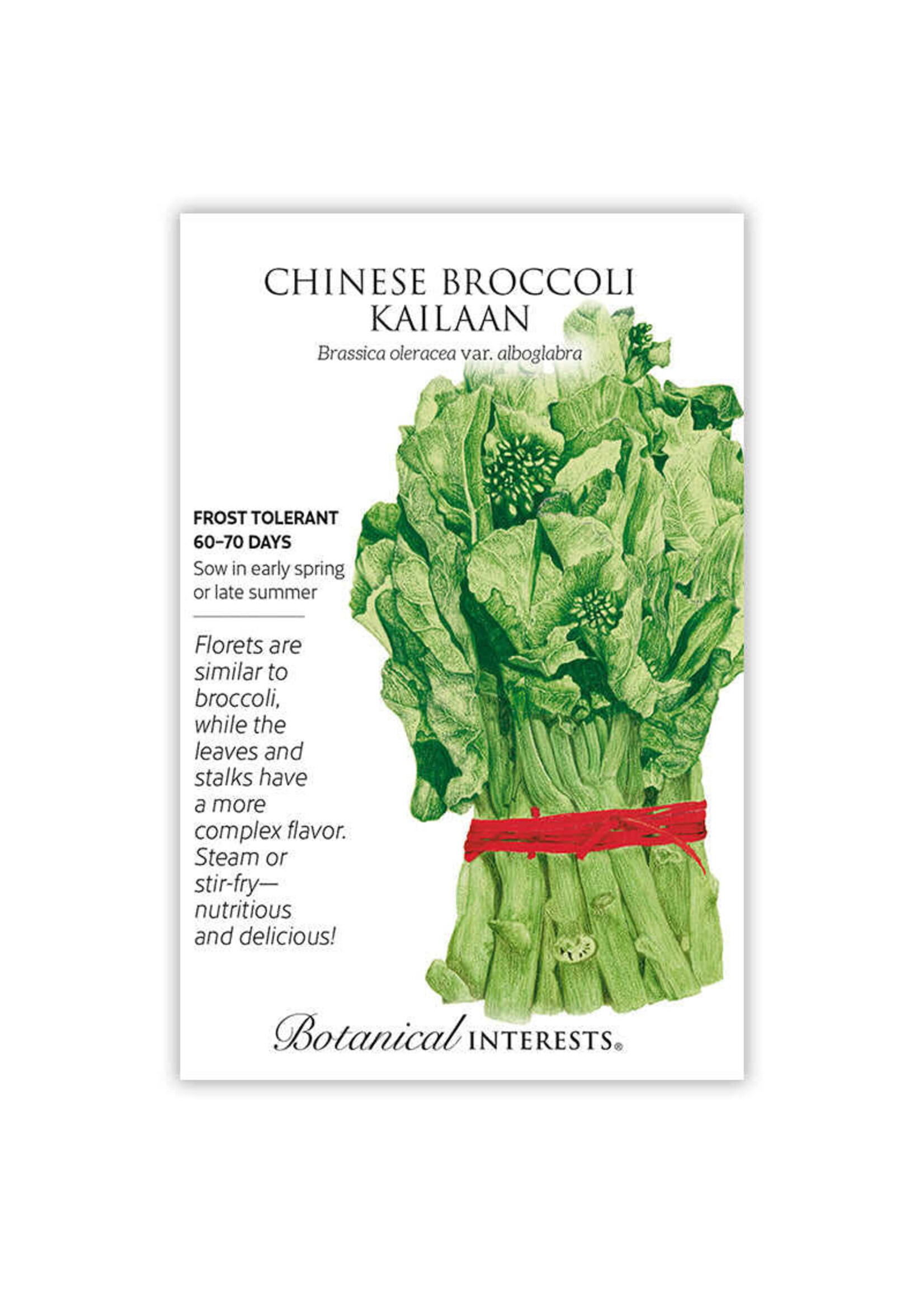 Botanical Interests Broccoli Chinese Kailaan