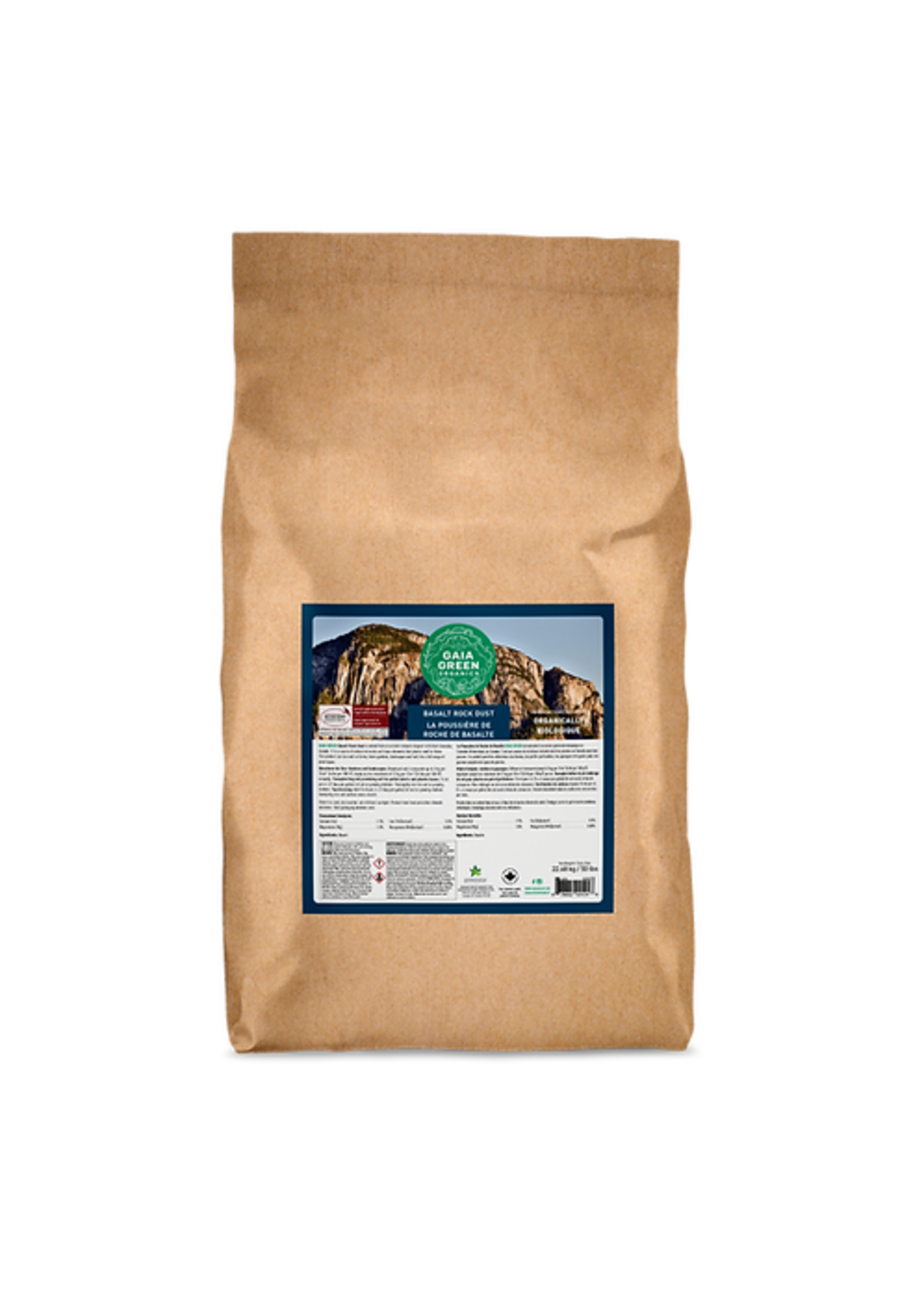 Gaia Green Organics Gaia Green Organics Basalt Rock Dust, 22.68 kg