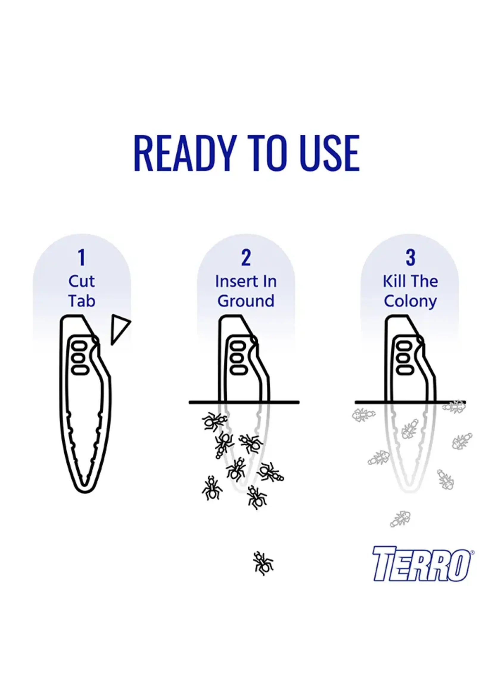 Terro Terro Outdoor Liquid Ant Bait Stakes 8 Bait Stations