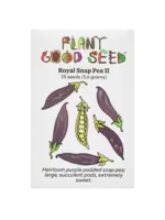 Plant Good Seed Company Pea Royal Snap II