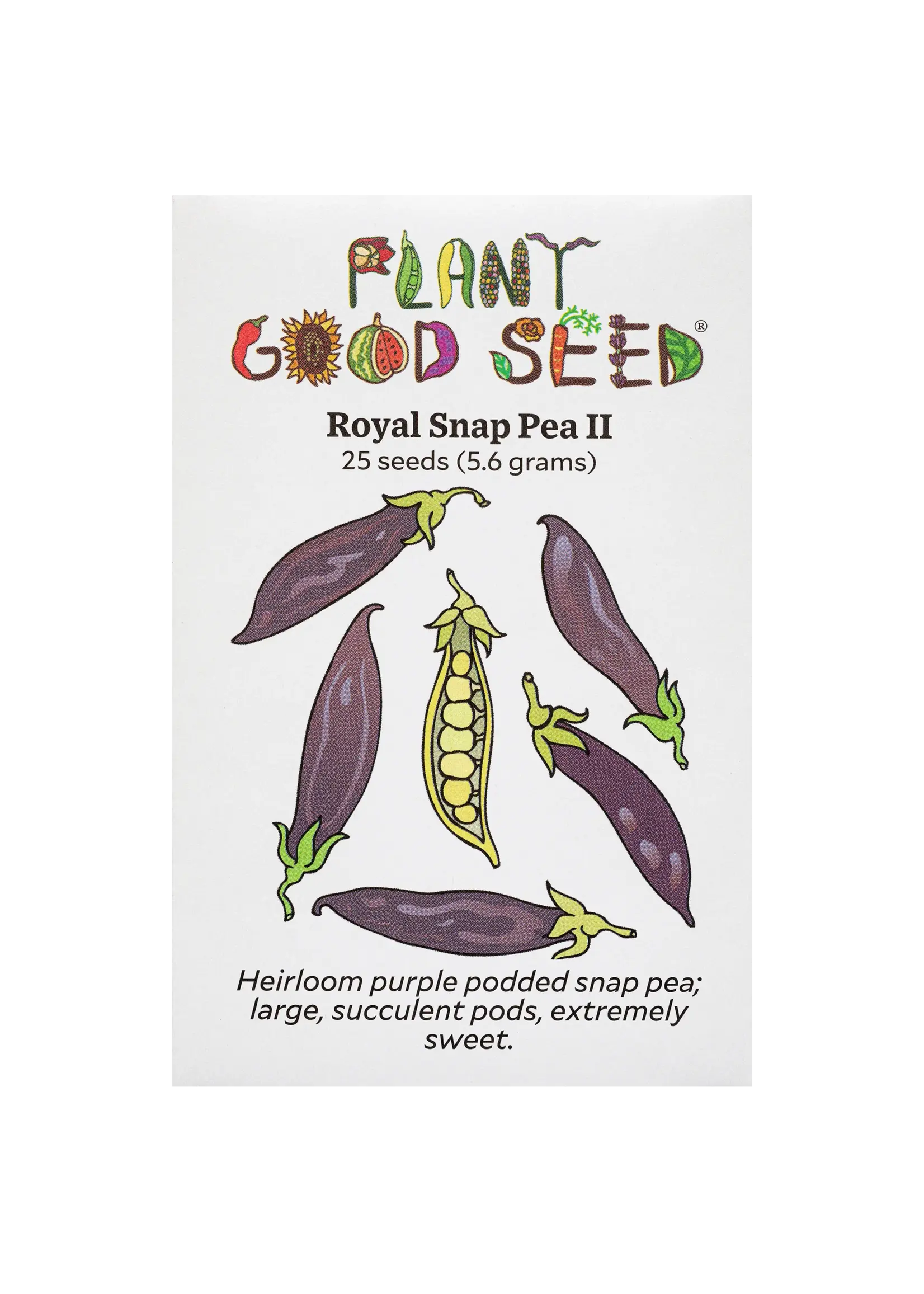 Plant Good Seed Company Pea Royal Snap II