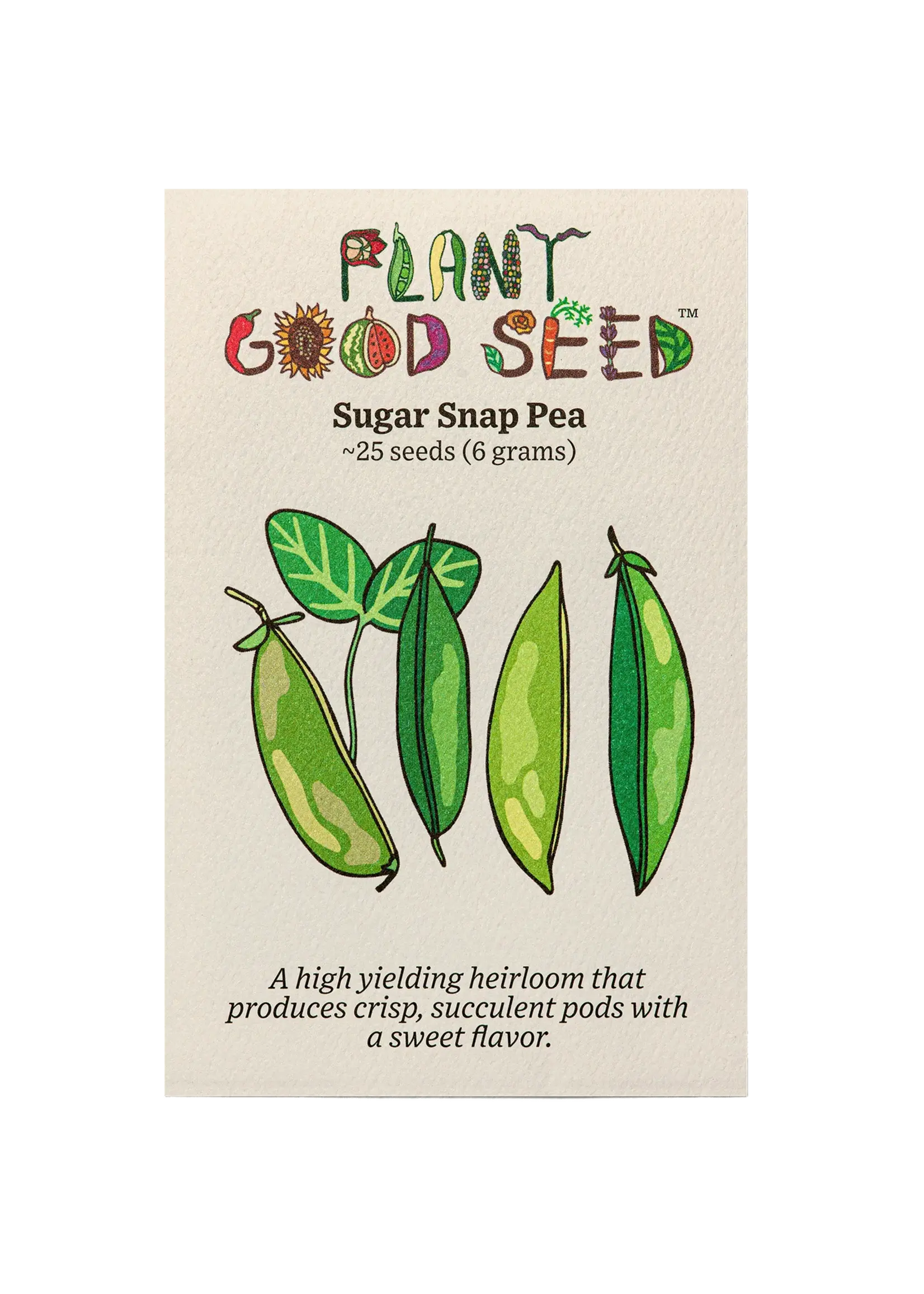 Plant Good Seed Company Pea Sugar Snap Organic