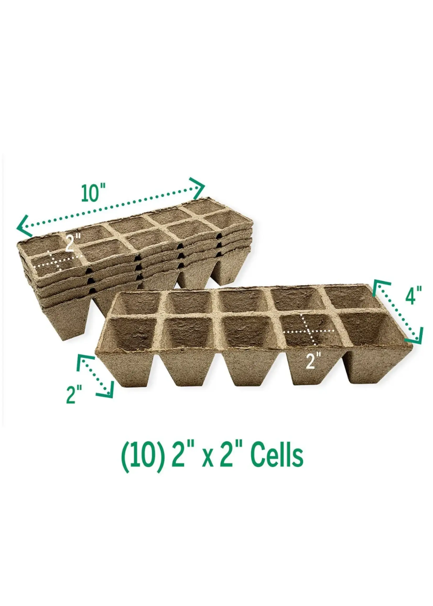 Jiffy Jiffy 1.75 in Peat Strips 5 Strips of 10 Pots