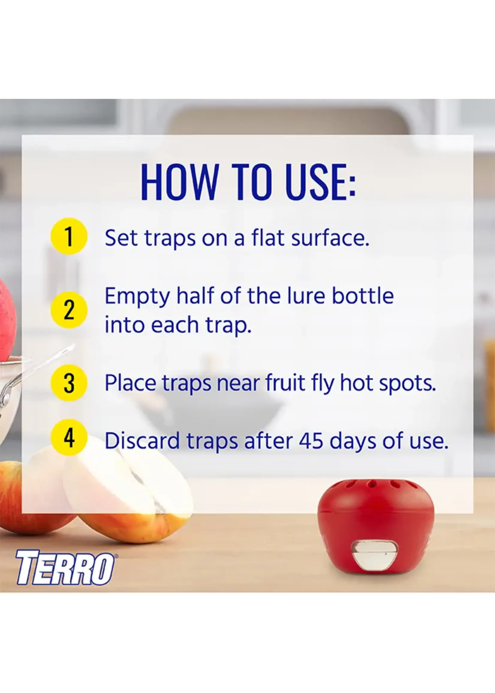 Terro Terro Fruit Fly Trap  - 2 Traps