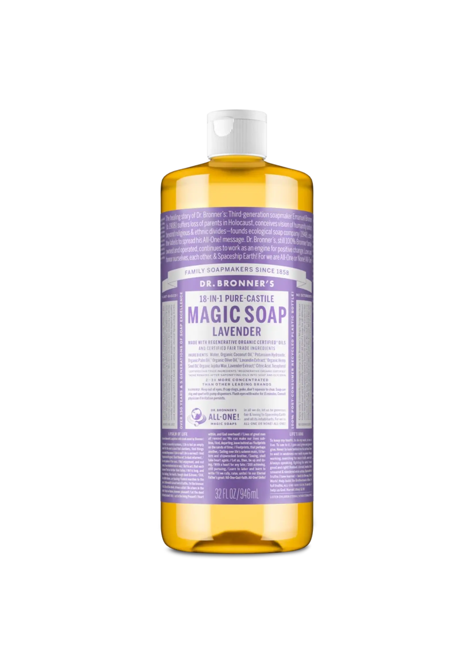 Dr. Bronners Dr. Bronners Magic Soap 18-in-1 Pure-Castile 32 fl oz