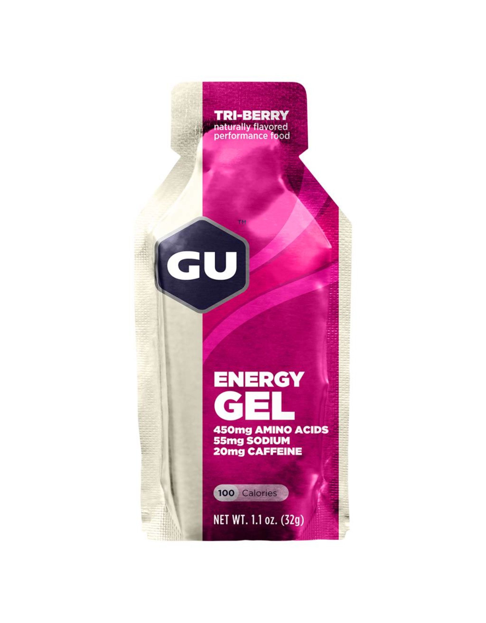 GU Energy Labs GU, Energy Gel, Tri Berry, BOX of 24