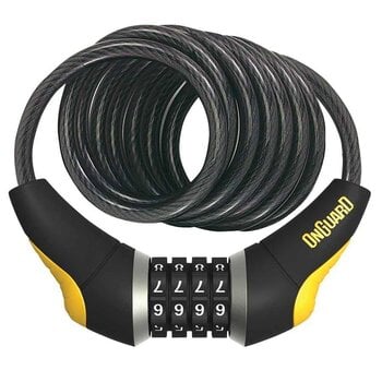 OnGuard OnGuard, Doberman 8031, Coil Cable with Combination Lock, 12mm x 185cm