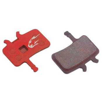 Jagwire Jagwire, Semi-Metallic Pads Hydraulic Disc Brakes - Red  Magura Louise(1999-2001) /Clara 2000, PAIR