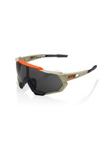 100% Eyewear 100% Soft Tact Quicksand- Smoke Lens Sunglasses