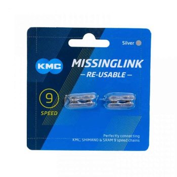 KMC KMC MissingLink-9R, Reuseable, Silver (CL566R)