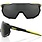 100% Eyewear Racetrap - Gloss Black - Smoke Lens Sunglasses