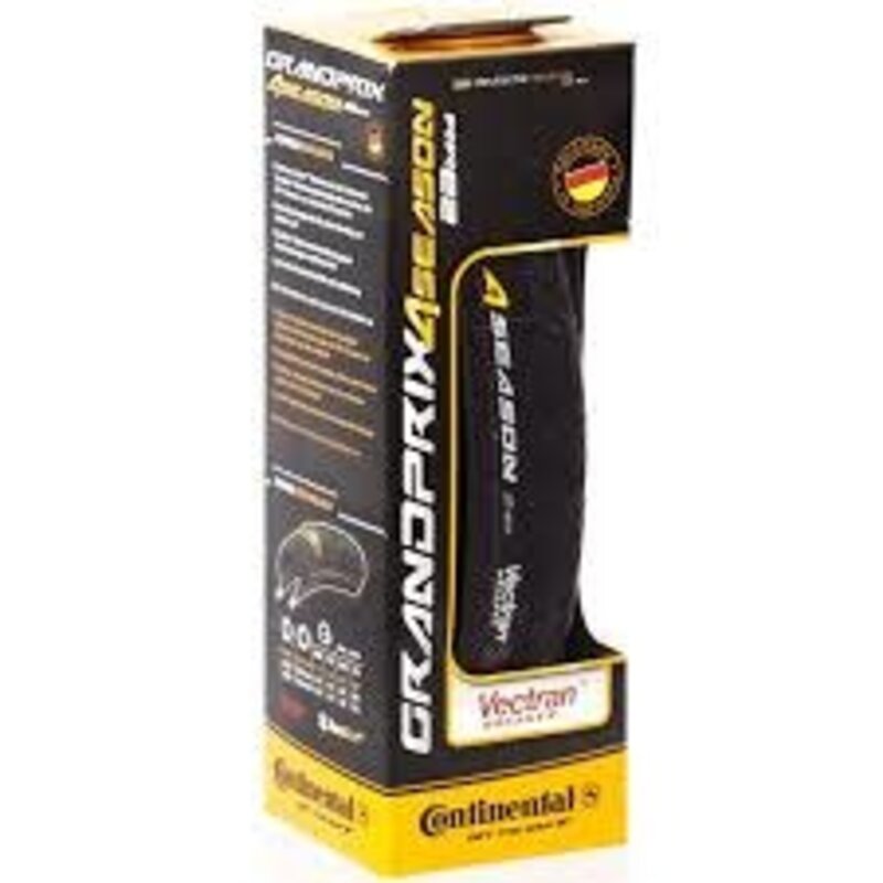 Continental Grand Prix 4 Season 700 X 23 Black-Duraskin