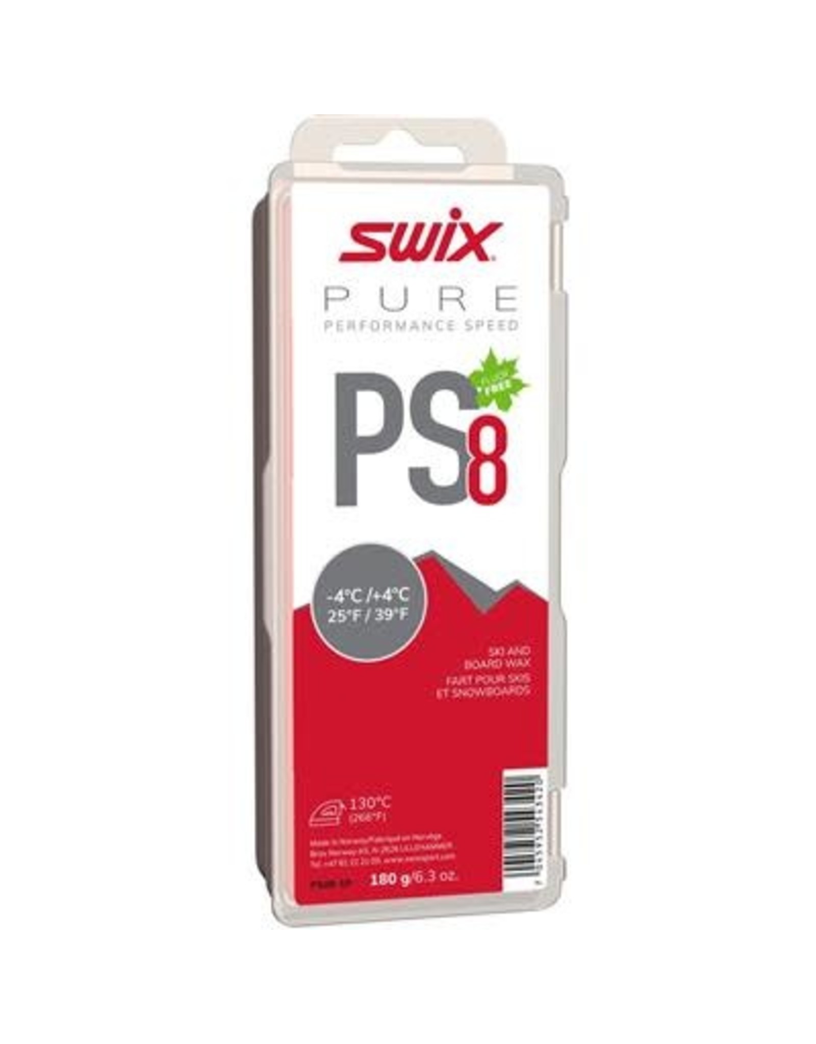 Swix PS8 Red, -4?C/+4?C, 180g