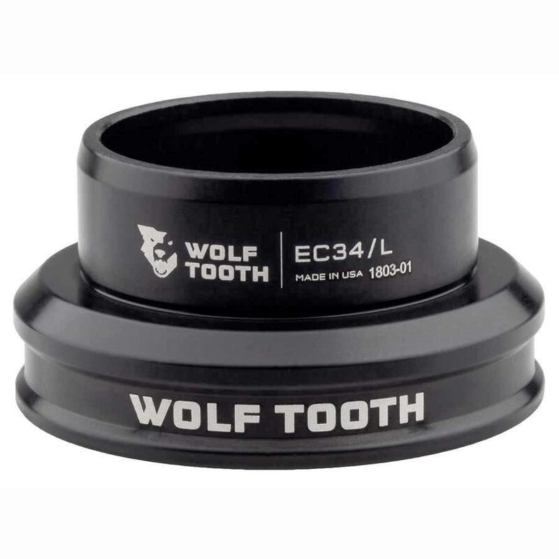 Wolf Tooth components, EC34 Lower, Headset, Lower, EC34/30, Black