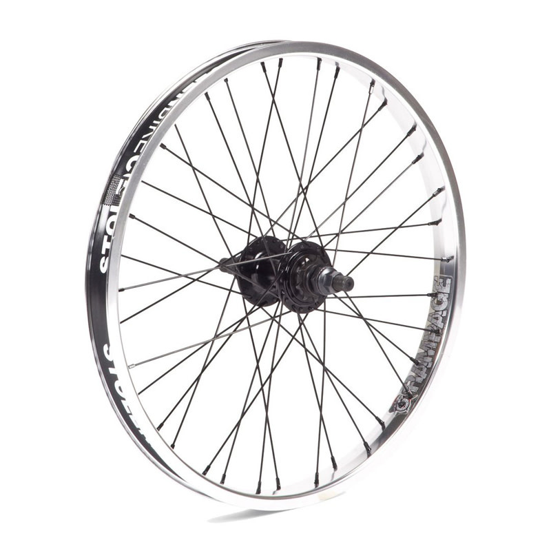 STOLEN BMX STOLEN RAMPAGE BMX REAR  CASSETTE WHEEL POLISH 9T