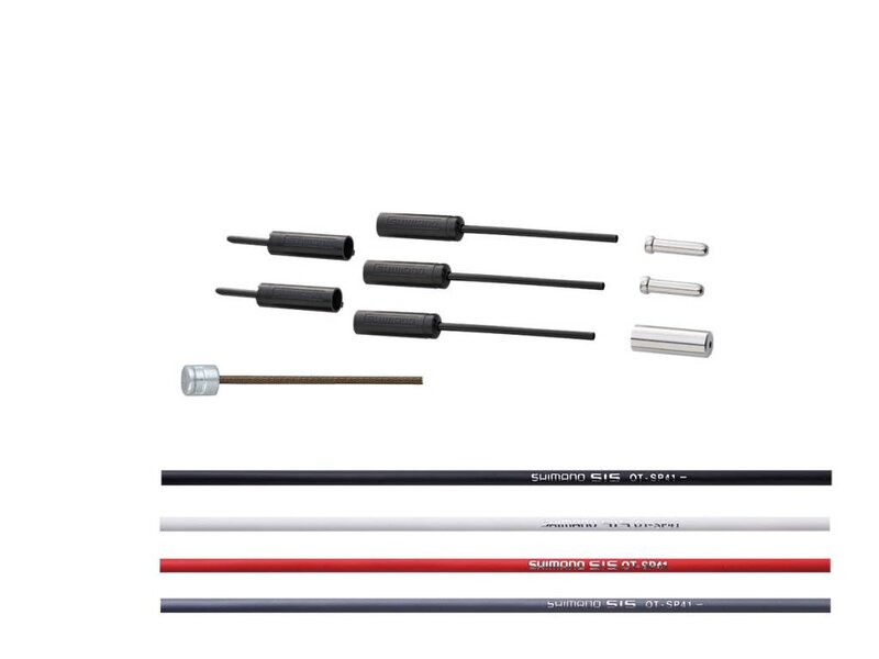 Shimano Shimano, Road Shift Cable & Housing Set, Polymer Coated, Black