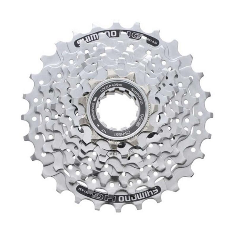 Shimano CASSETTE SPROCKET, CS-HG51, 8-SPEED, 11-13-15-18-21-24-28-