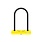 Abus U-Locks - 402 Mini 6.3in - 11mm round shackle - yellow - w/ SH34 bracket