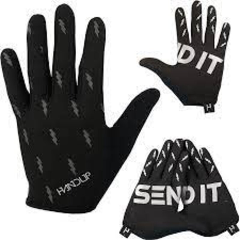 hand up HANDUP MOST DAYS GLOVE - BLACKOUT BOLTS LARGE