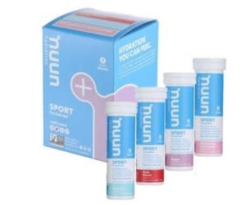 Nuun Nuun, Active, Tablets, 4 tubes, Mixed (Strawberry/Lemnade, Trpical Fruits, Grape, Fruit Punch)
