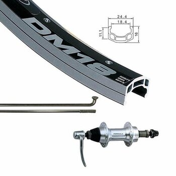 ALEXRIMS ALEX RIM DM18 REAR FREEWHEEL QR